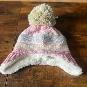 Sherpa lined north face hat